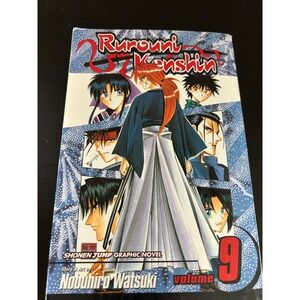 Manga Book Rurouni Kenshin Vol 9 Shonen Jump Graphic Novel Nobuhiro Watsuki VIZ